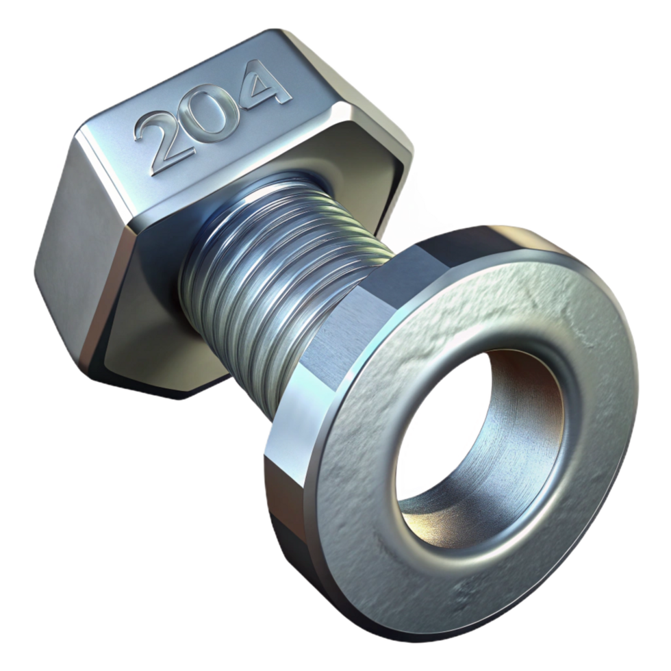stunning classic Bolt, hex bolt, construction material, detailed png
