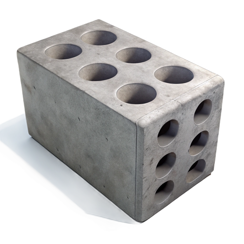 impressive modern Concrete block, cinder block, construction material, genuine png