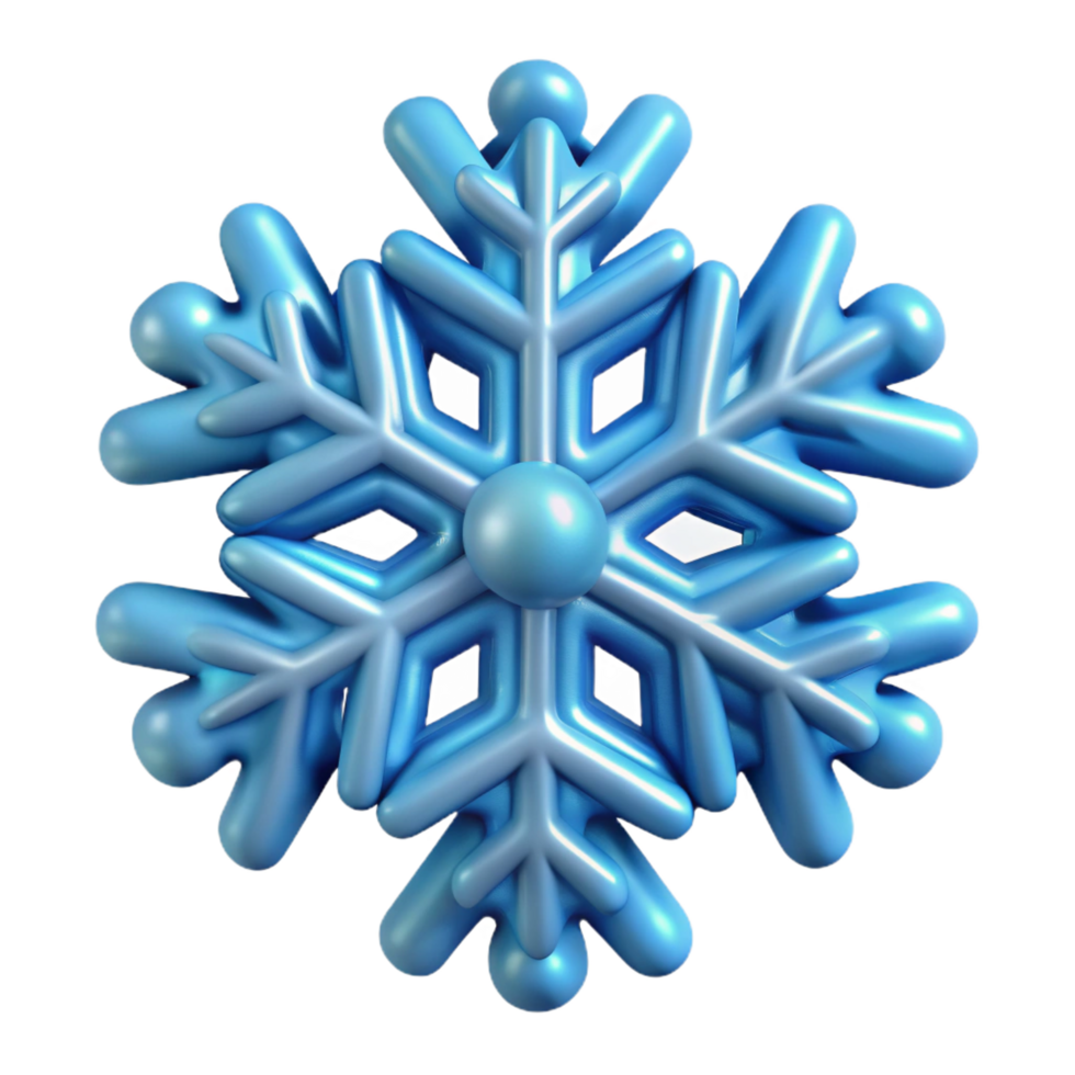 magnificent rustic A single, perfectly formed snowflake, genuine png
