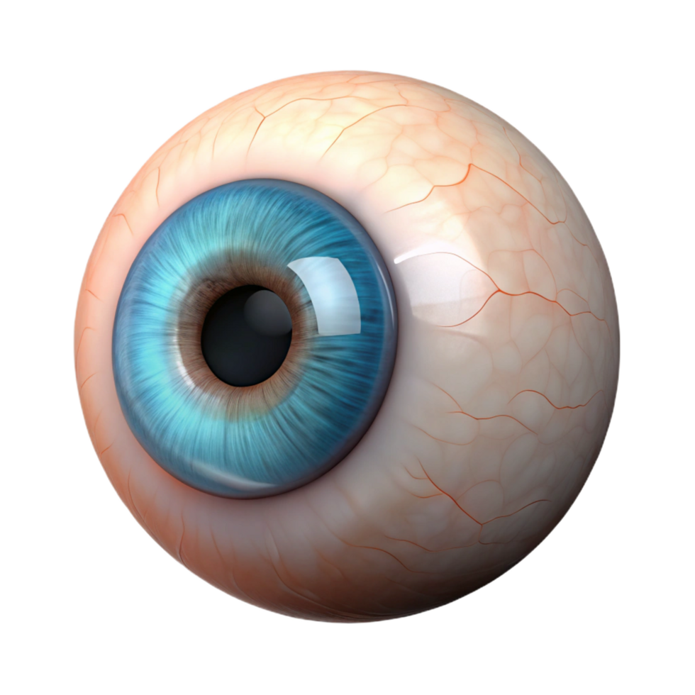 elegant abstract A realistic rendering of a human eye, authentic png