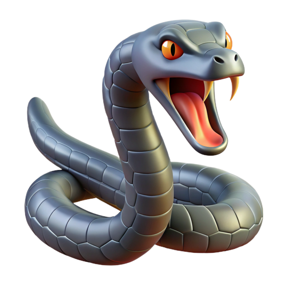 wonderful abstract A hissing snake exclusive png