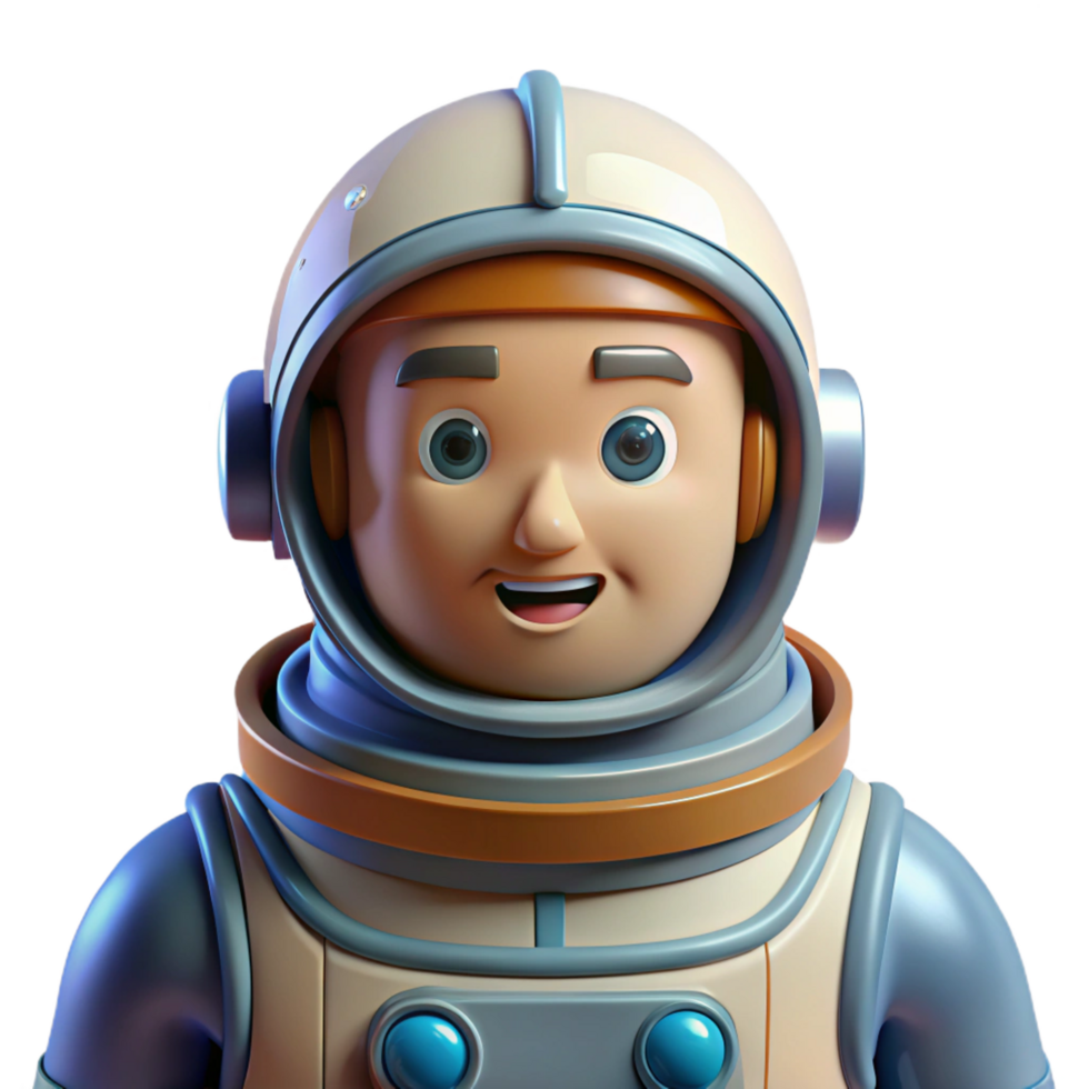 dramatic vintage Astronaut in a spacesuit, high resolution png