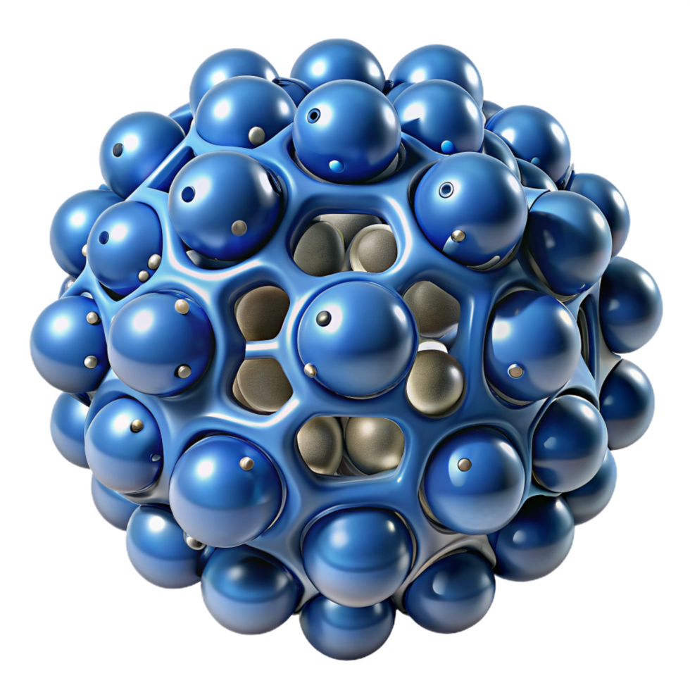 stunning rustic Nanobot swarm forming a geometric shape detailed png