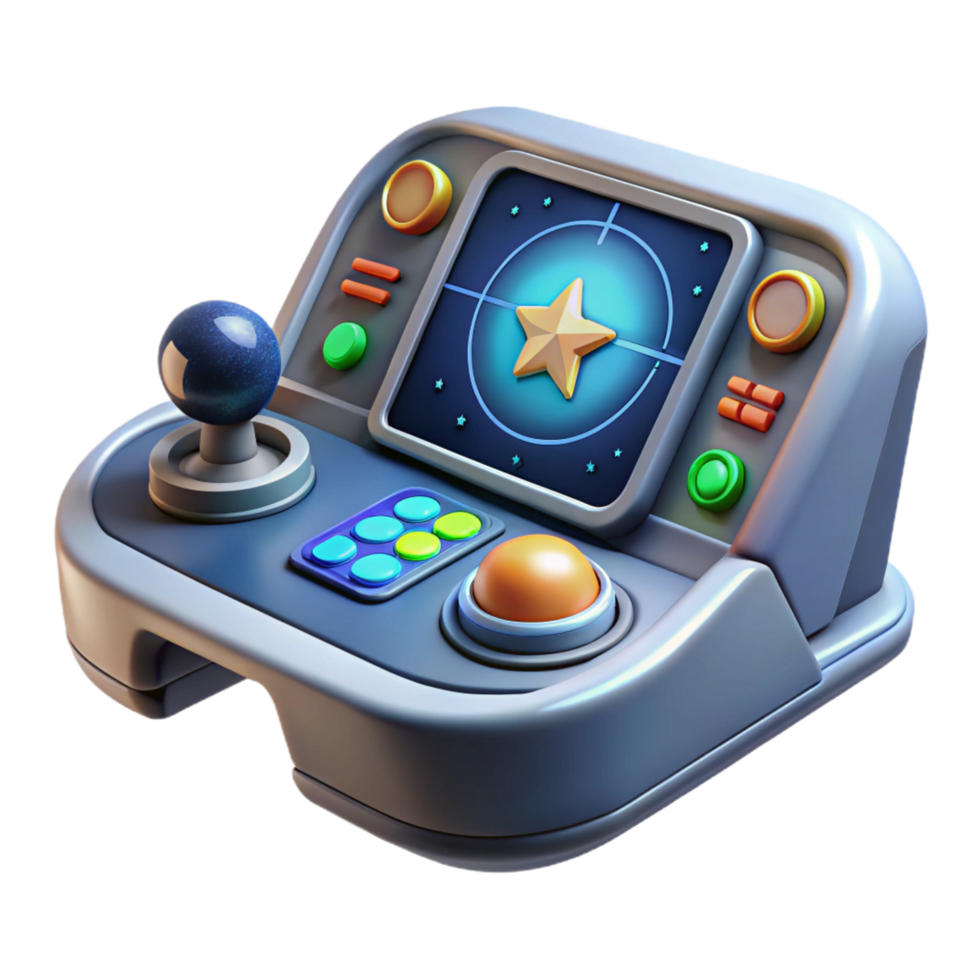 vibrant abstract Spaceship navigation console with interactive star map detailed png