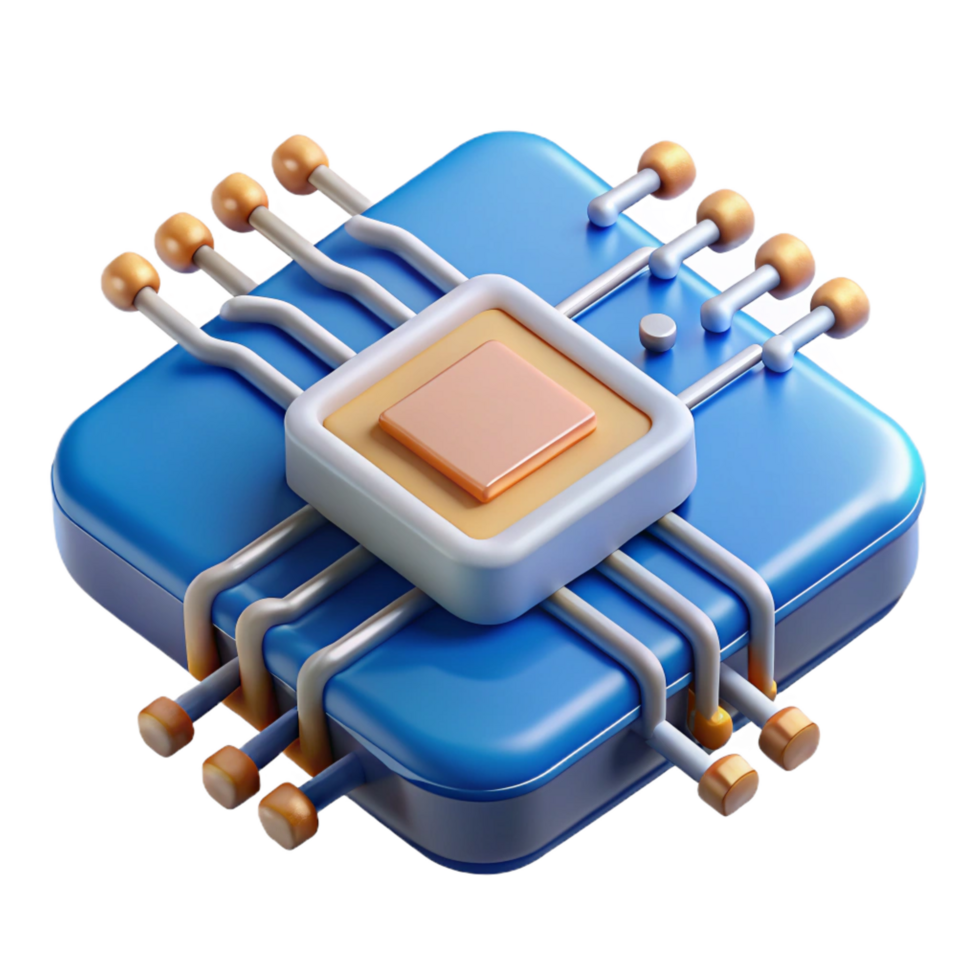 magnífico rústico microchip com complexo circuitos padronizar genuíno png