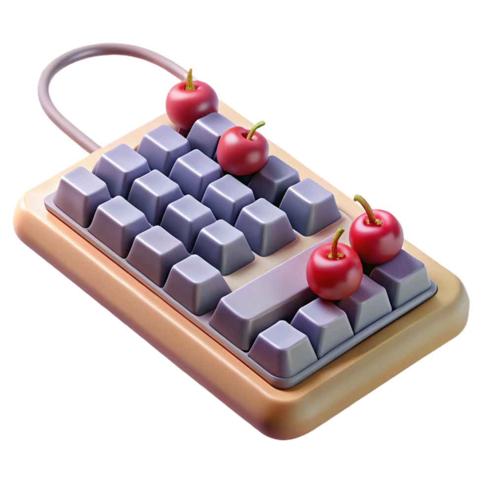 extraordinary modern Mechanical keyboard with Cherry MX switches original png