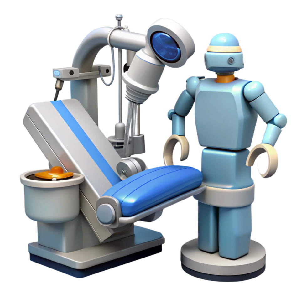impressive creative Surgical robot performing a complex operation high resolution png