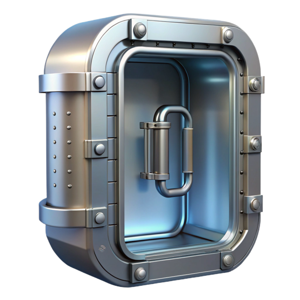 vibrant classic Spaceship door, metallic, sliding mechanism exclusive png