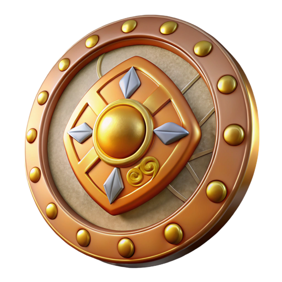 impressive minimalist Aegis, shield of Athena, authentic png