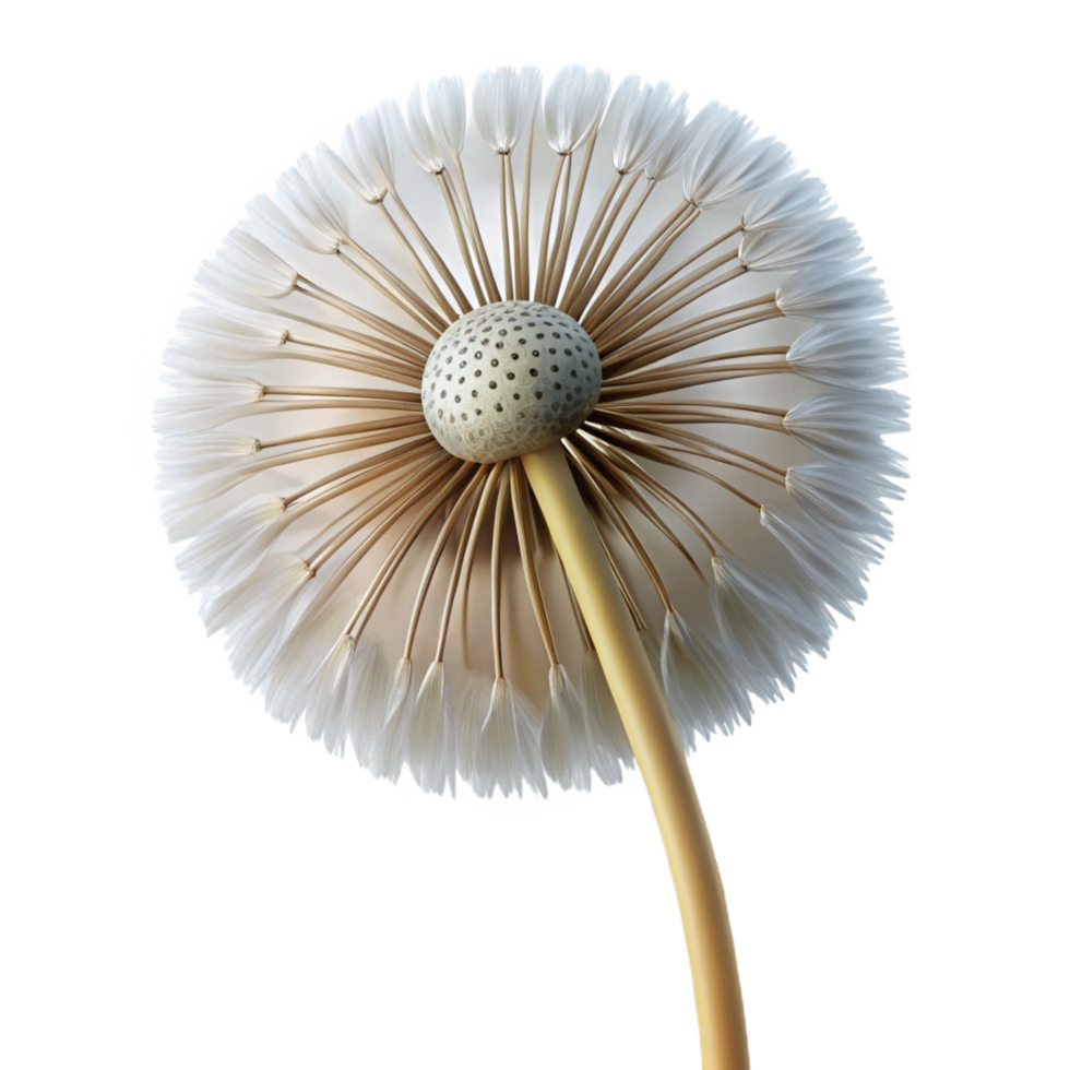 impressive modern Single dandelion seedhead original png