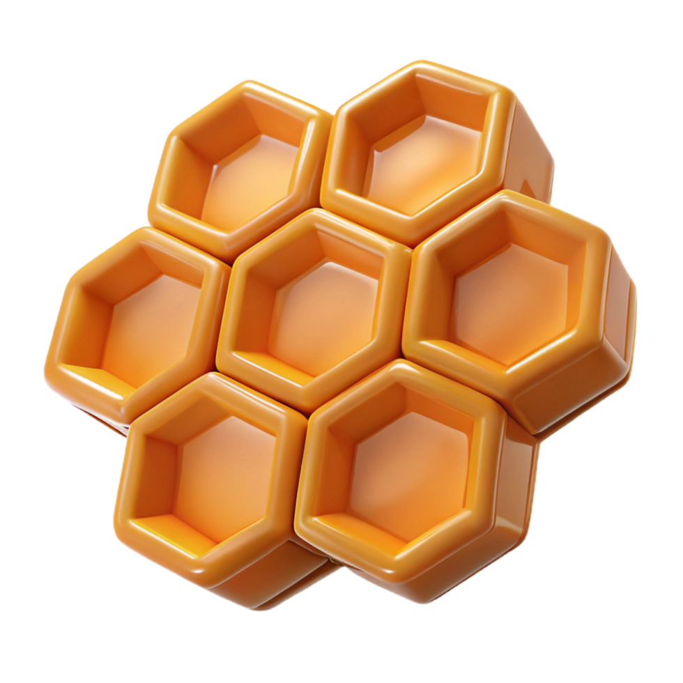 impressive rustic Close-up of a honeycomb genuine png