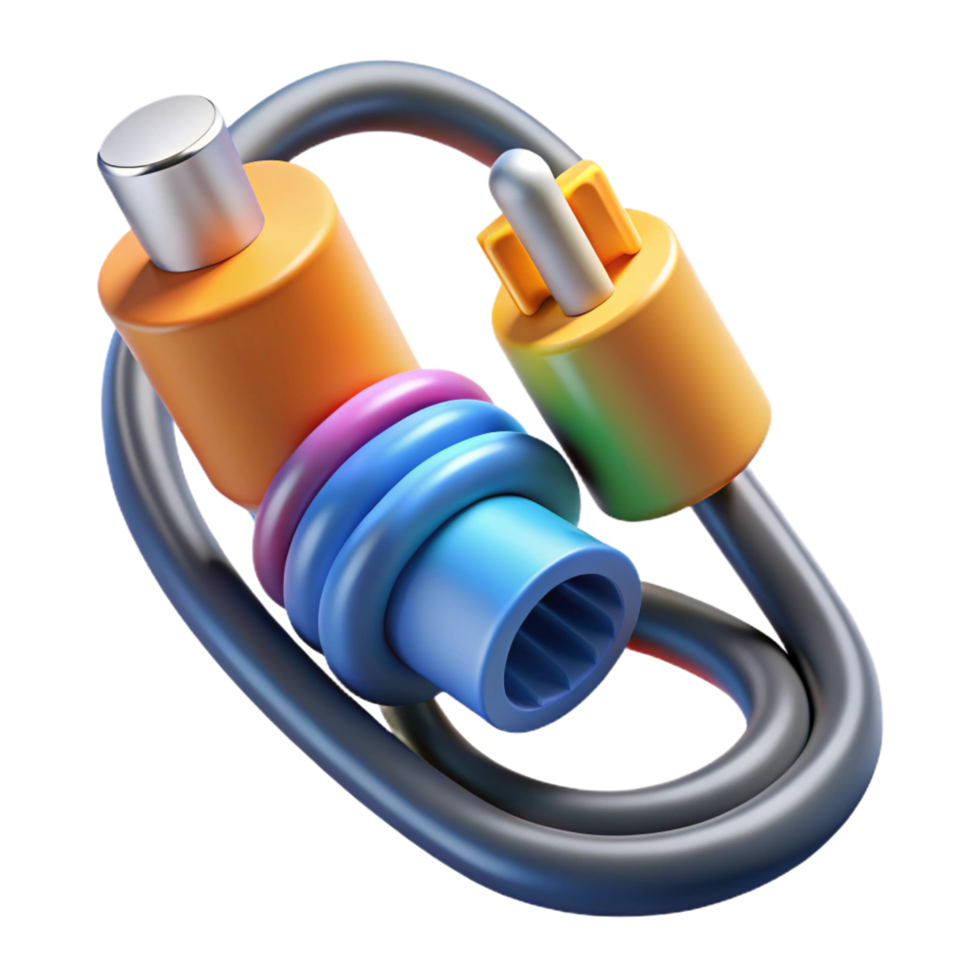 stunning creative Data cable with various connectors high resolution png