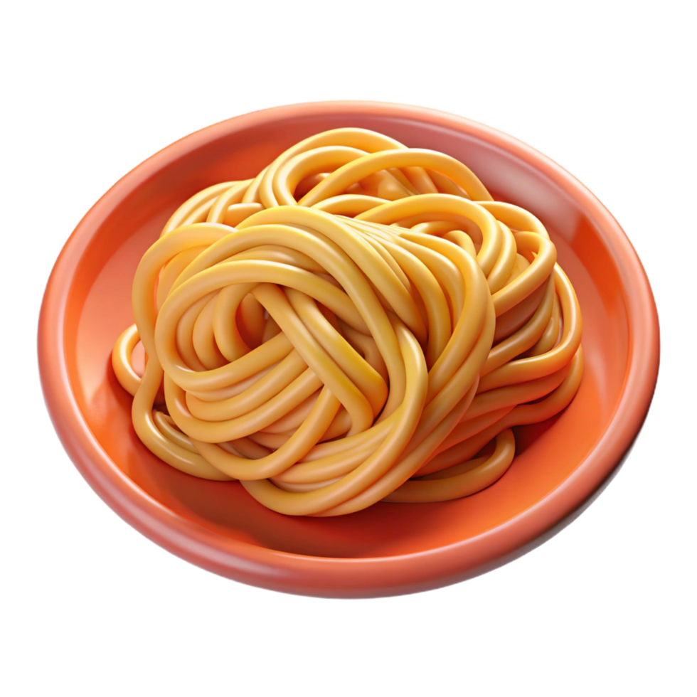 wonderful rustic Plate of spaghetti, exclusive png