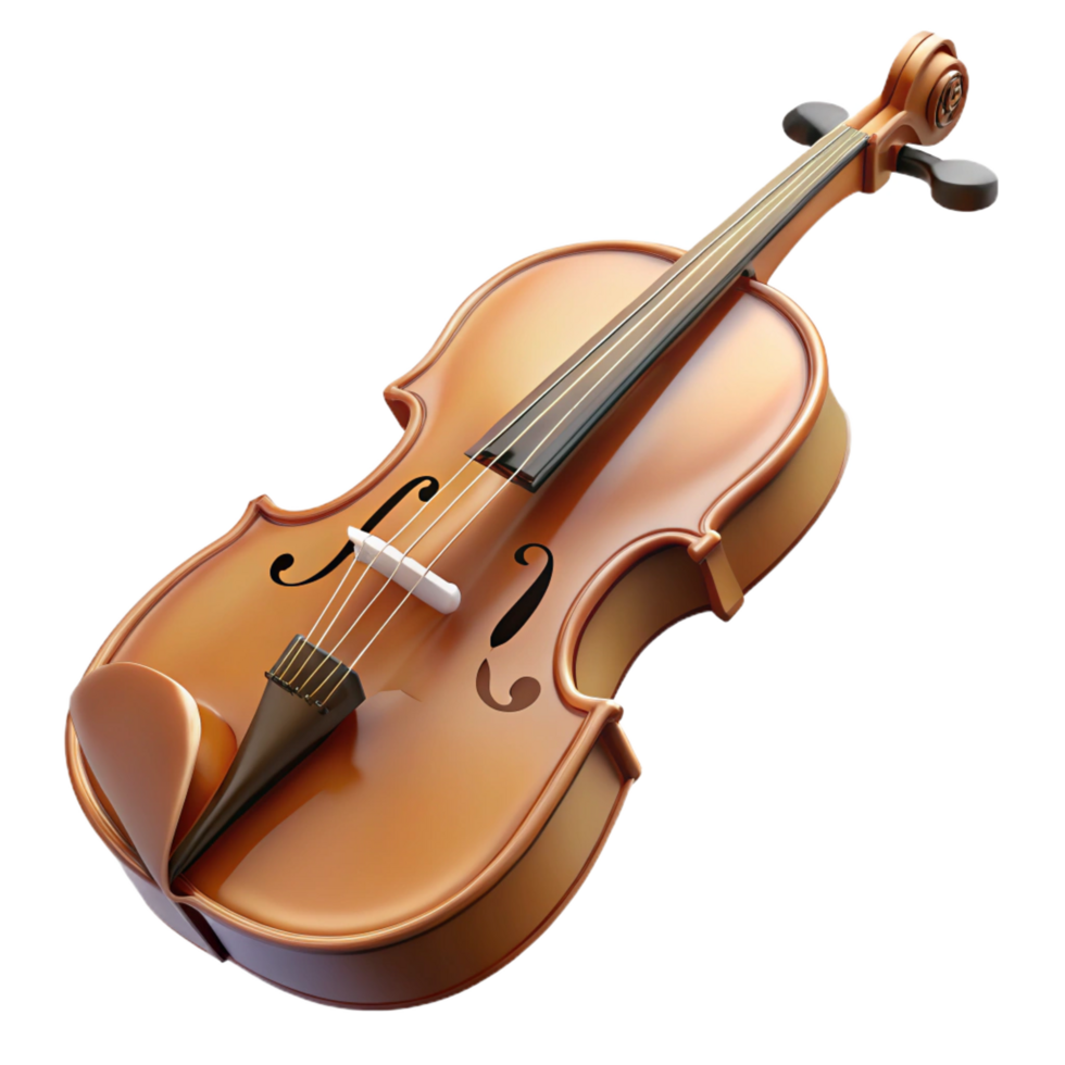 serene rustic Violin, original png