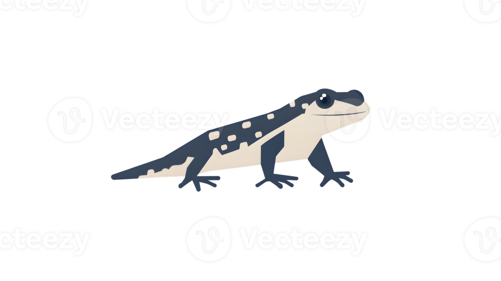 A charming amphibian with a blue and white pattern ideal for nature education and design pro png