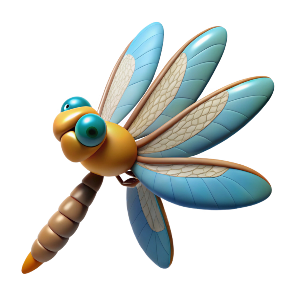 extraordinary classic A flying dragonfly premium png