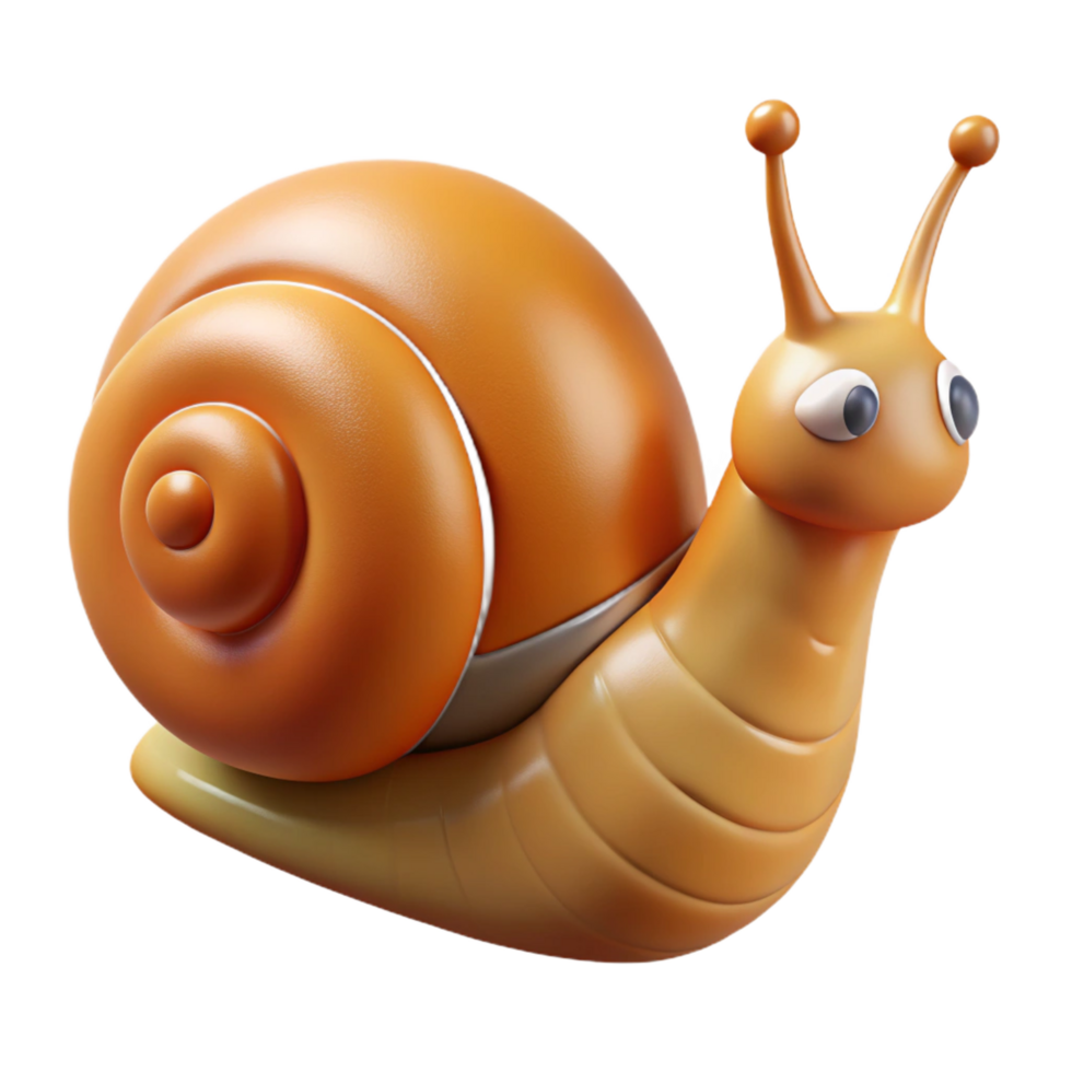 magnificent rustic A crawling snail premium png