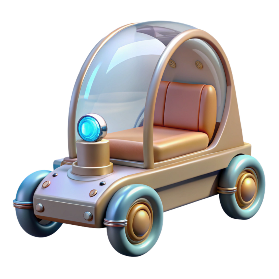 beautiful contemporary Conceptual design of a futuristic personal transporter high resolution png