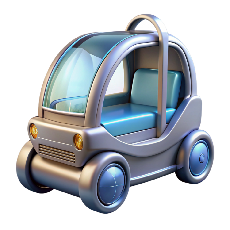 dramatic vintage Conceptual design of a futuristic personal transporter authentic png