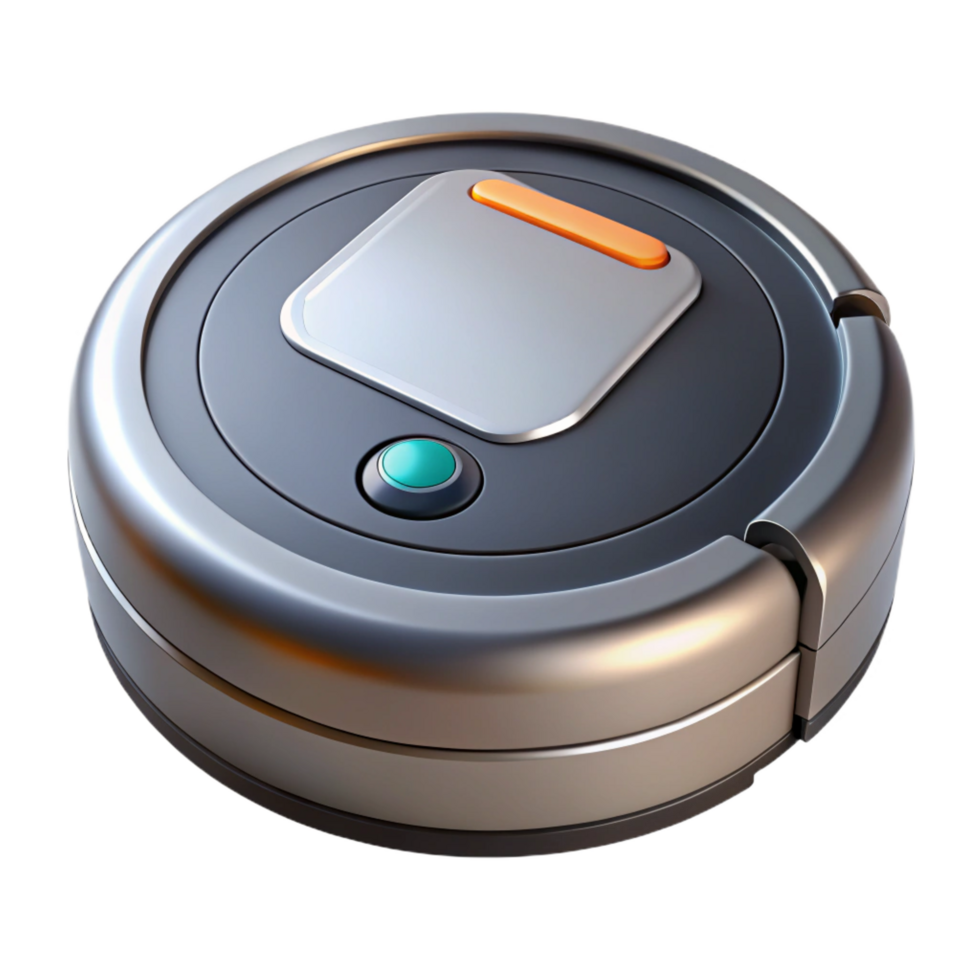 wonderful vintage Robotic vacuum cleaner with advanced navigation system premium png