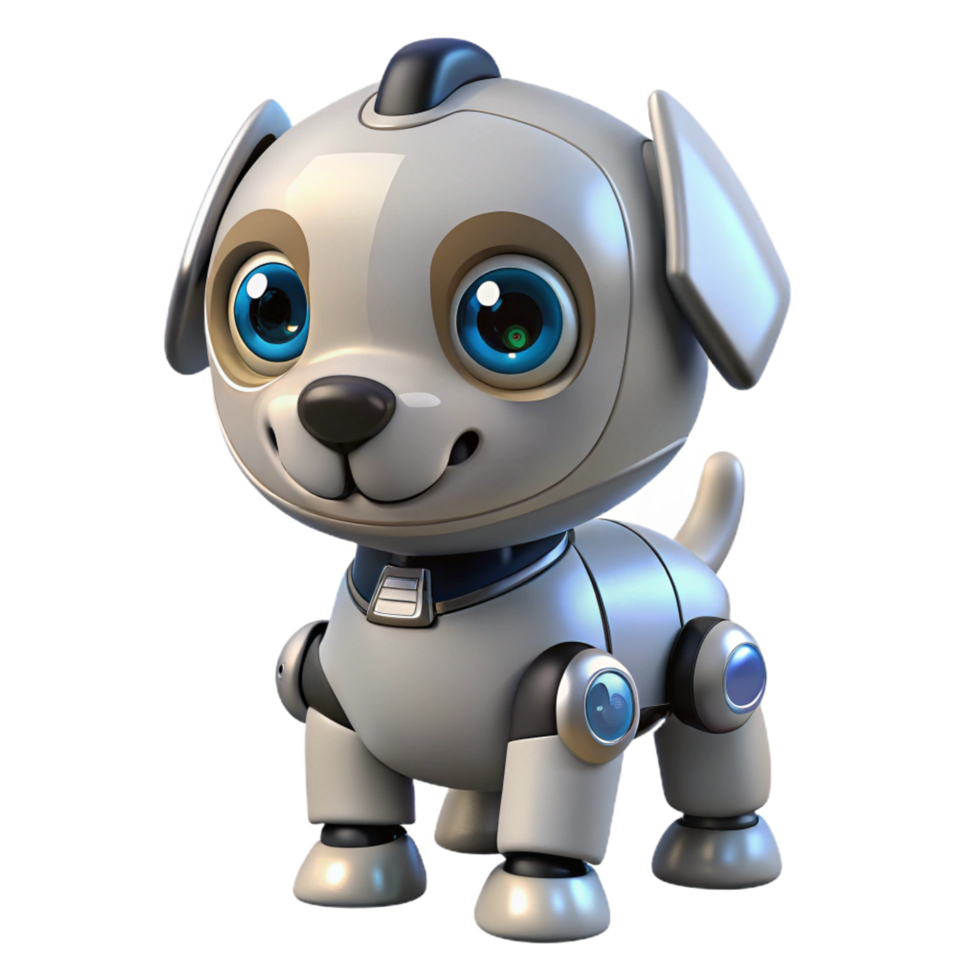 stunning traditional Robotic pet with customizable personality and behavior high quality png
