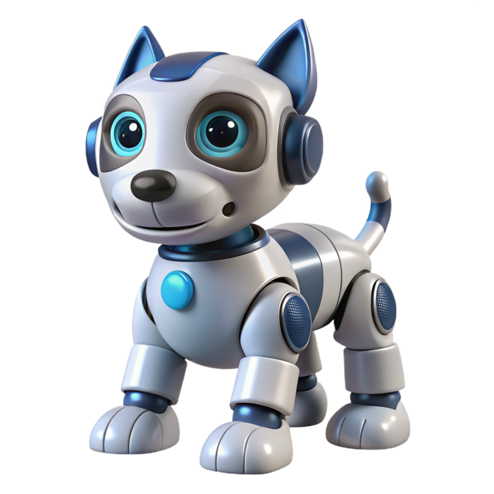 serene classic Robotic pet with customizable personality and behavior genuine png