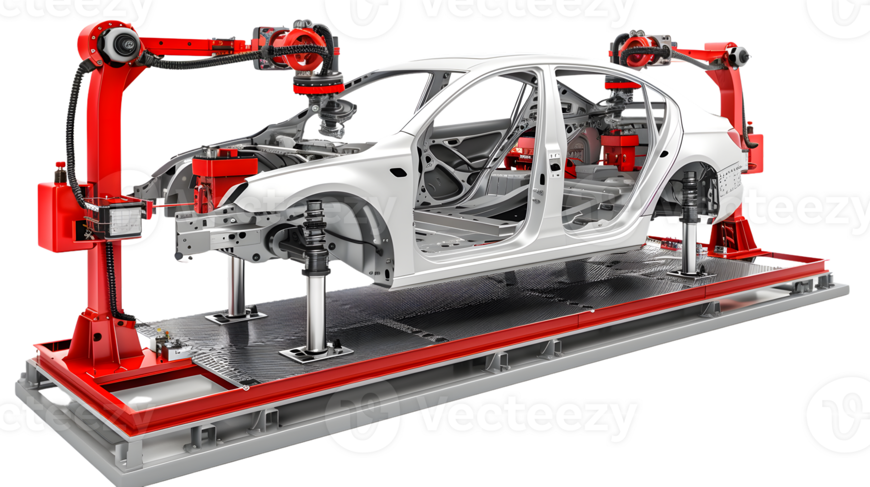 Automotive Manufacturing Robotic Assembly Line png
