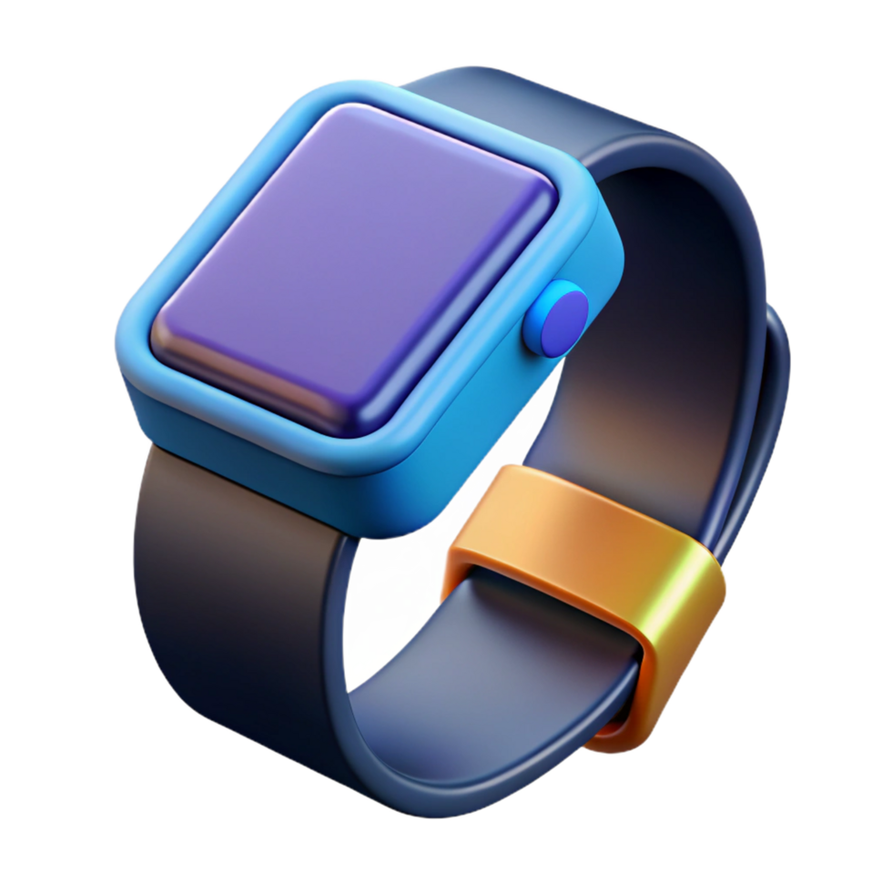 elegant contemporary Smartwatch with fitness tracker display professional png