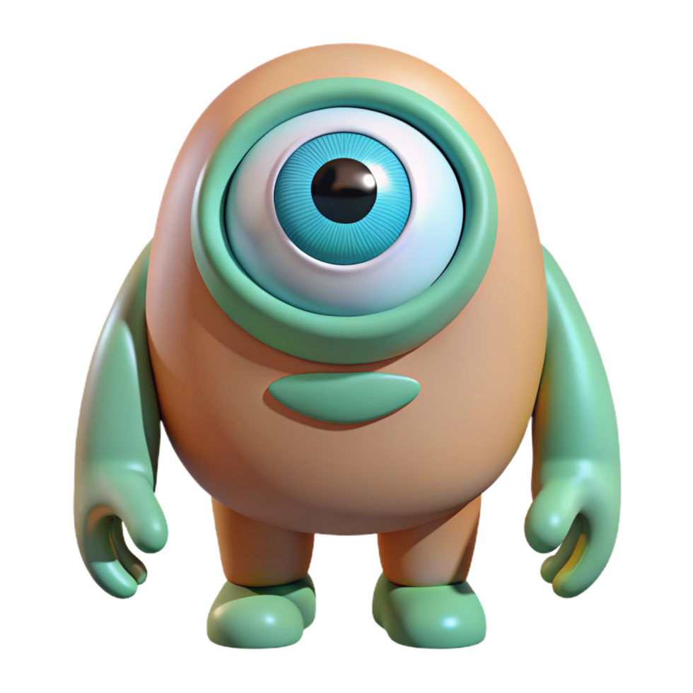 dramatic artistic Cyclops, one-eyed giant, premium png