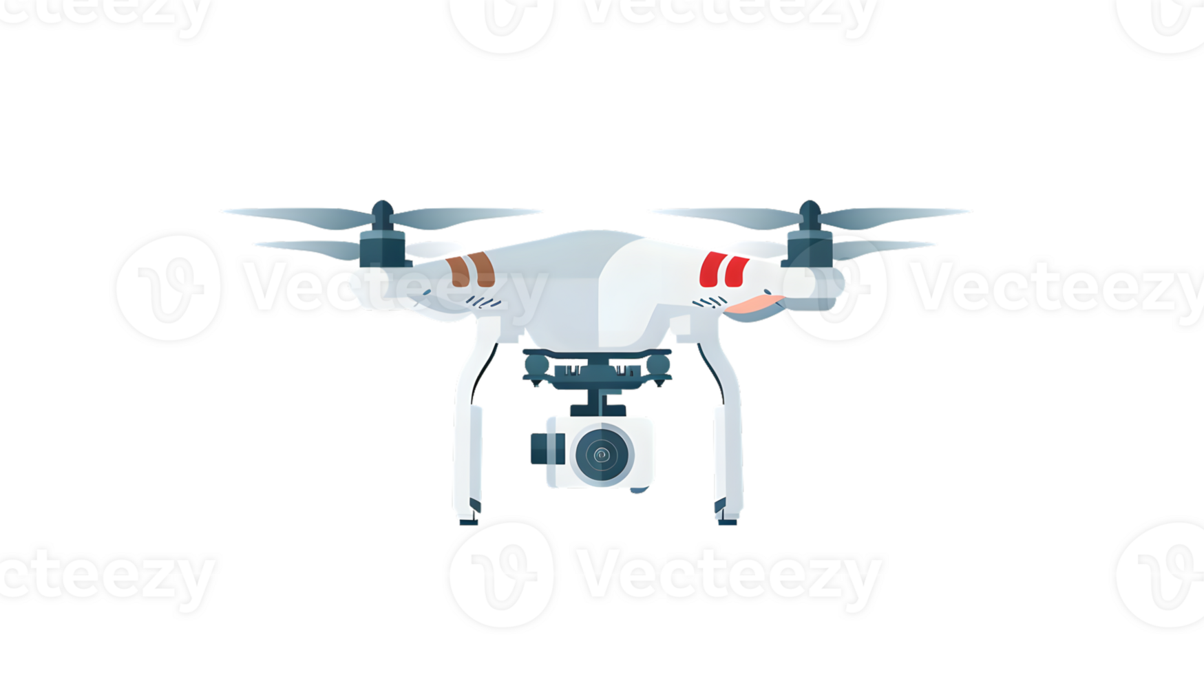 A sleek drone with a mounted camera ready for aerial photography and videography png