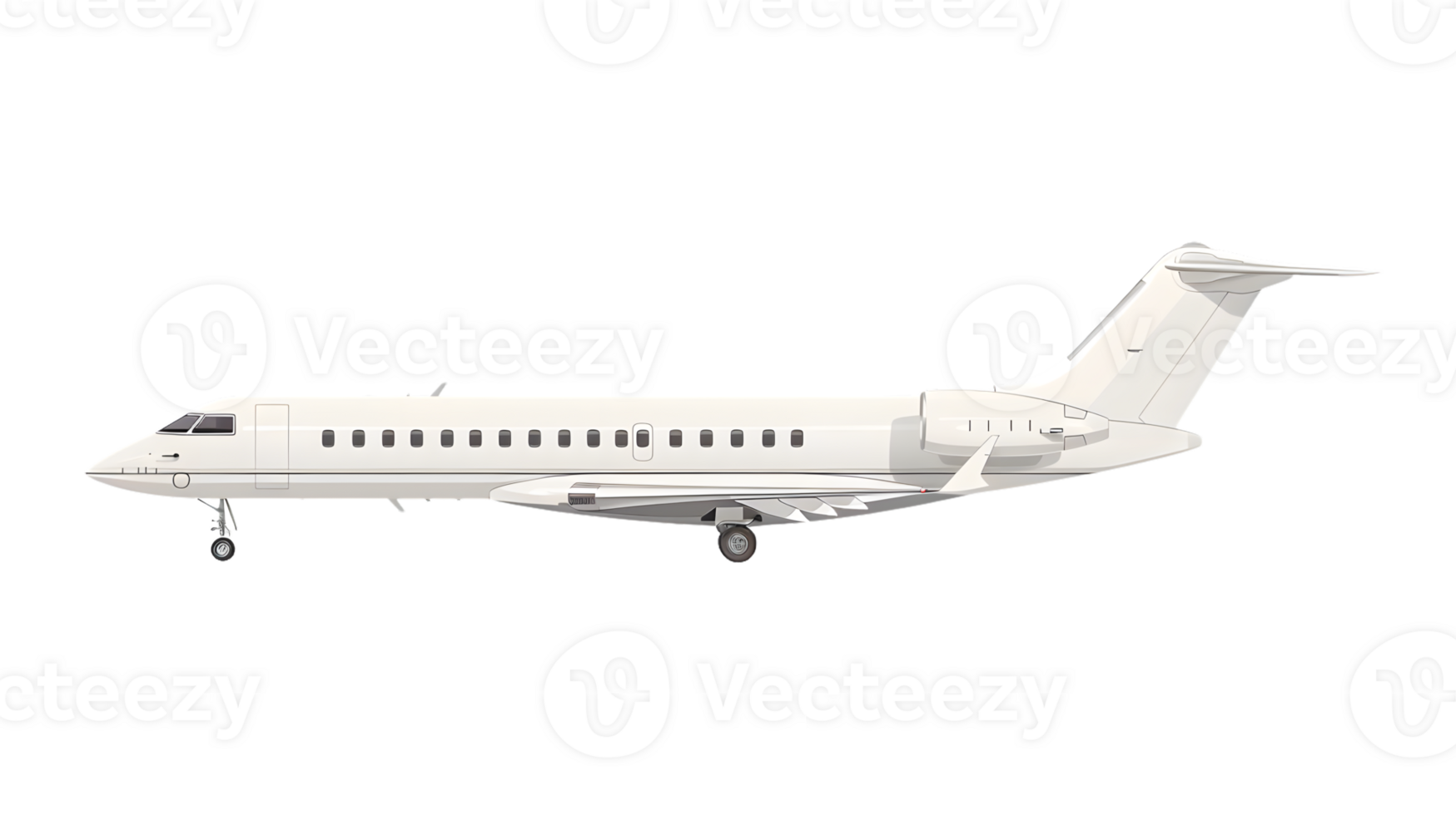 A sleek private jet aircraft in profile view ideal for aviation enthusiasts and transportation png