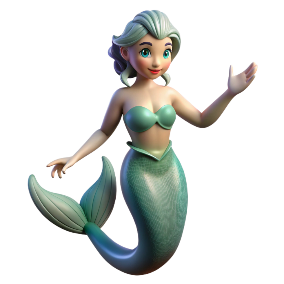 stunning artistic Siren, mythical creature, alluring sea nymph, genuine png