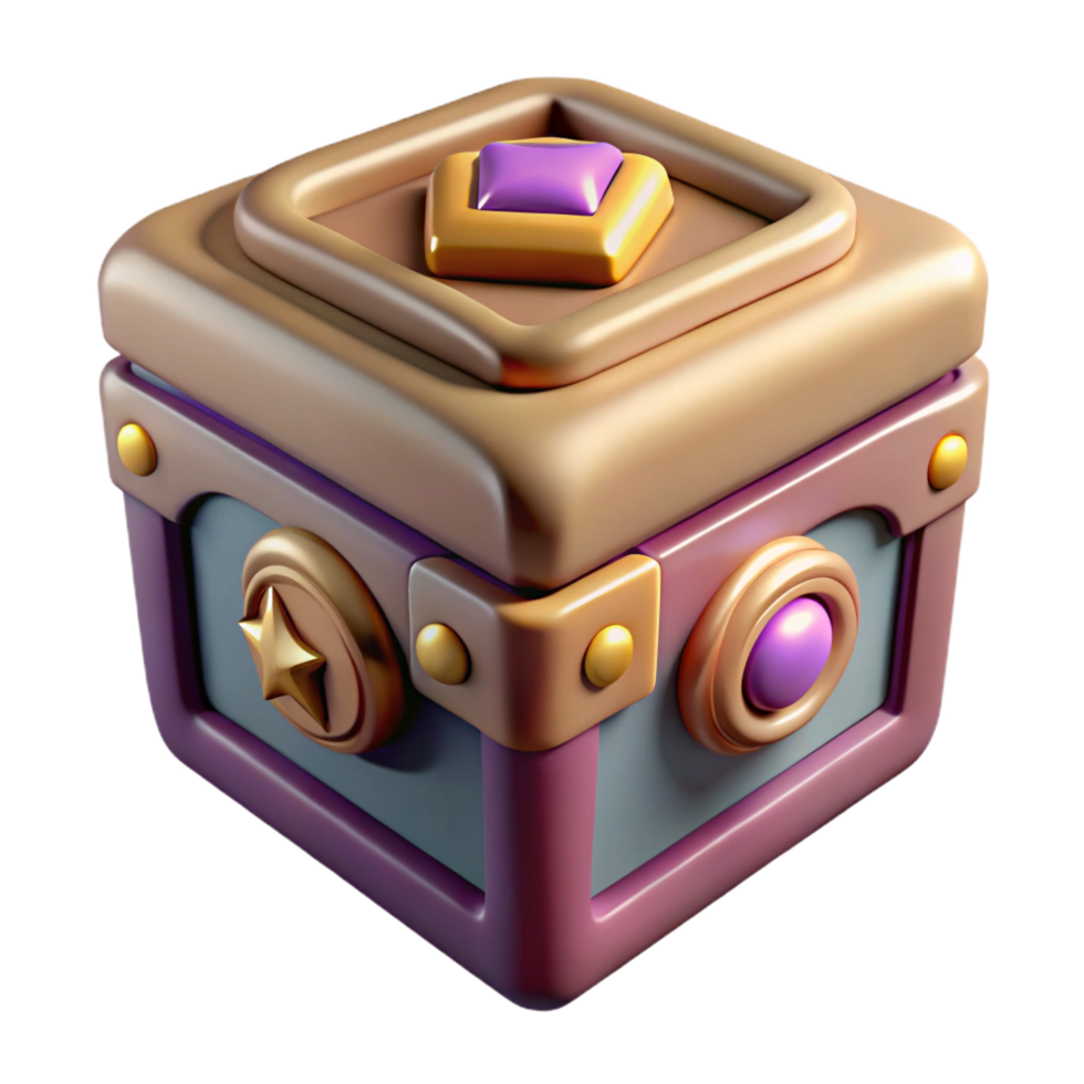 serene modern Pandora's Box, mythical artifact, source of evils, high resolution png