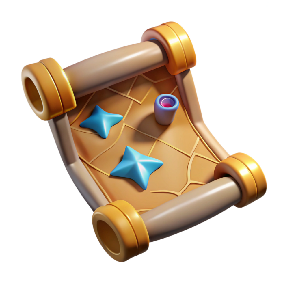 wonderful contemporary Mythical map, ancient cartography, treasure hunt, professional png