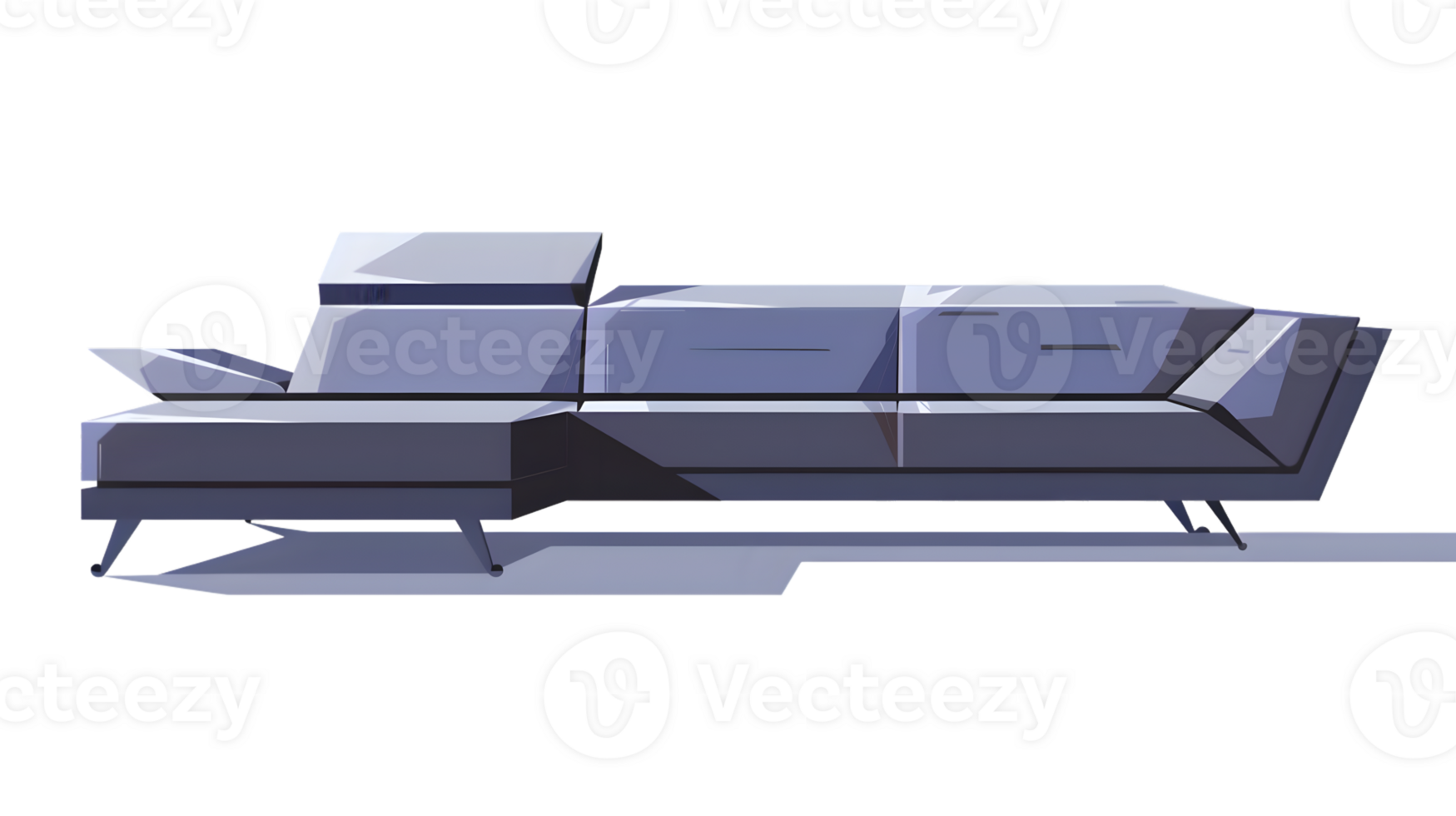 futurista veículo Projeto com angular geometria e lustroso linhas para tecnologia e inovação c png