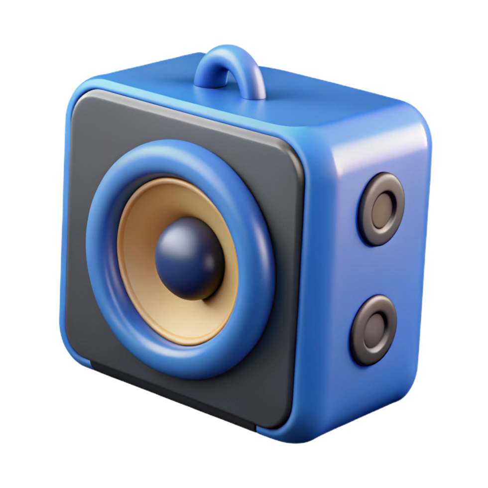 dramatic abstract Bluetooth speaker with volume controls exclusive png