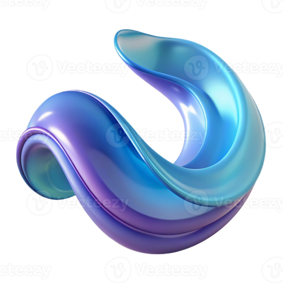 beautiful classic A wave, abstract and fluid high resolution png