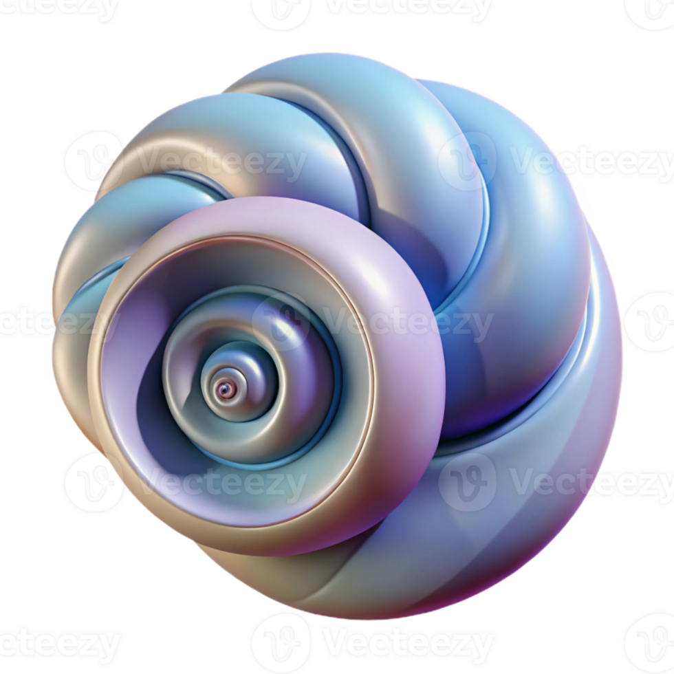 impressive abstract A seashell, abstract and spiraled premium png