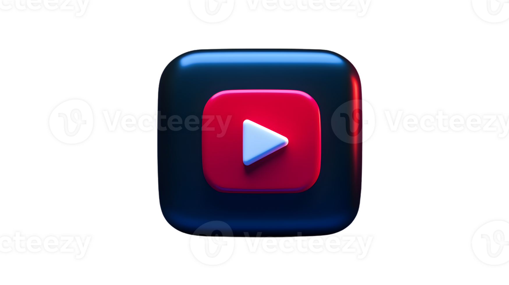A vibrant play button icon on a sleek modern background for digital media and entertainment co png