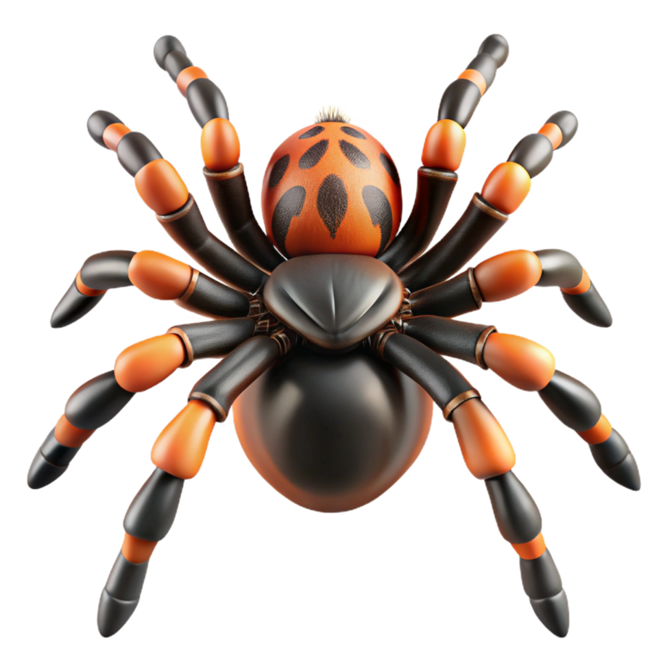 magnificent modern A tarantula spider, close-up genuine png