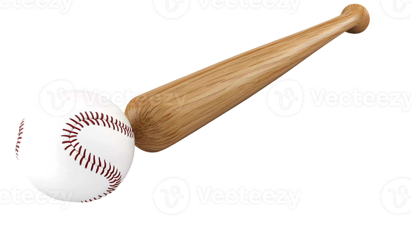 Baseball and Bat Classic Sports Equipment for Action and Pla png