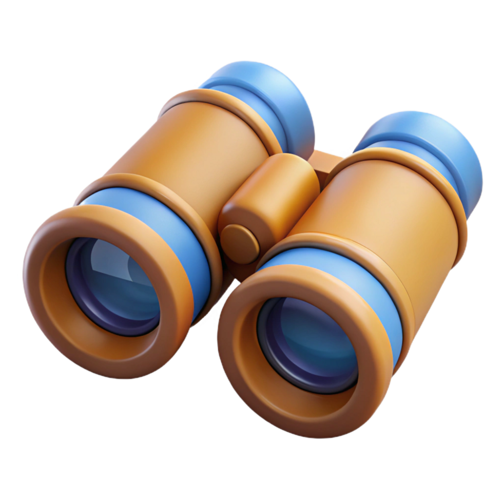 magnificent rustic A pair of binoculars premium png