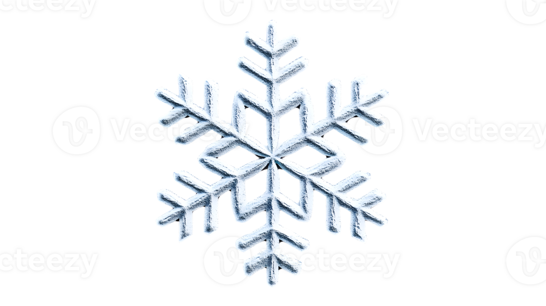 Winter Wonderland A Stunning Snowflake Against a Dark Background for Festive Designs and Cold png