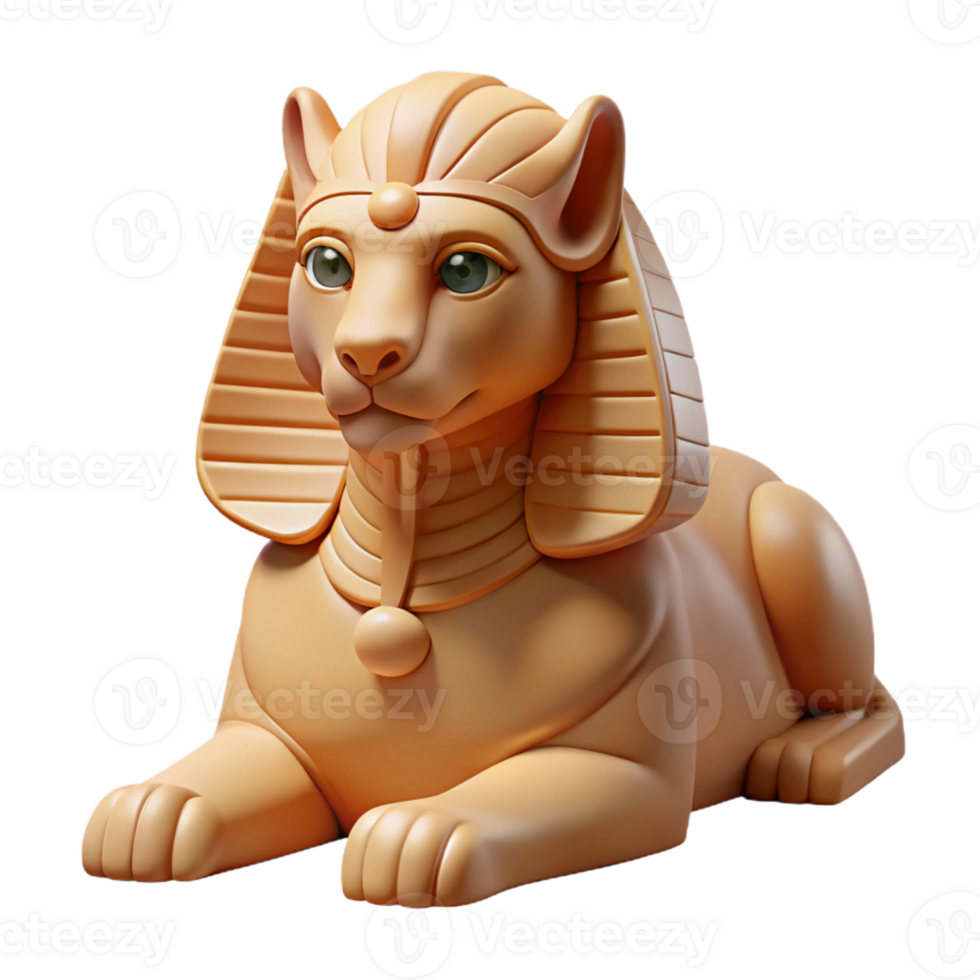dramatic modern Sphinx, enigmatic creature, riddle, professional png
