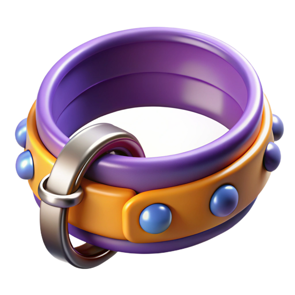 magnificent artistic Cerberus Collar, restraint for beast, strong, exclusive png
