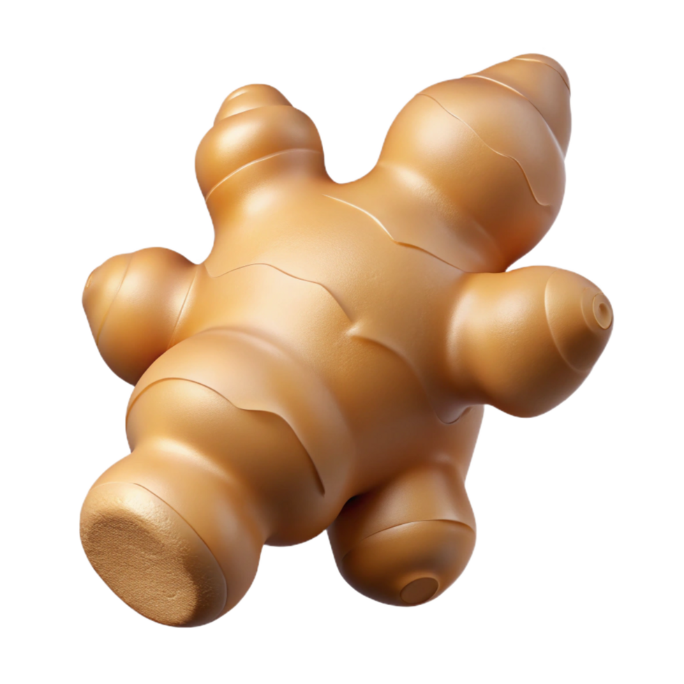 dramatic vintage Close-up of a ginger root genuine png