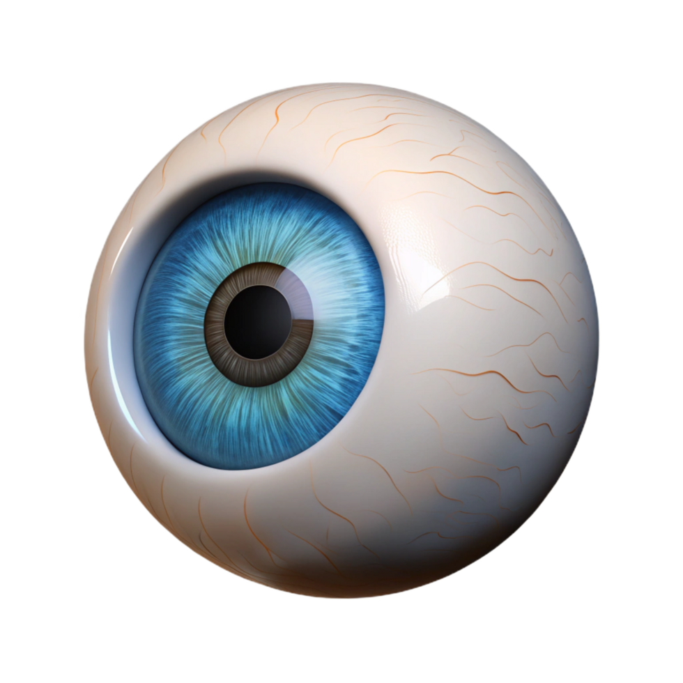 magnificent traditional A single human eye with a detailed iris, professional png