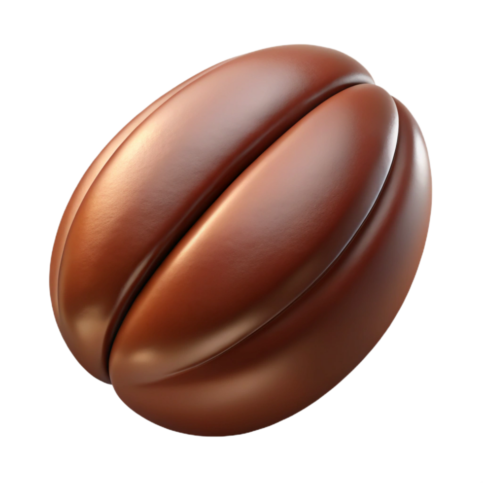 wonderful classic A coffee bean, highly detailed and textured, exclusive png