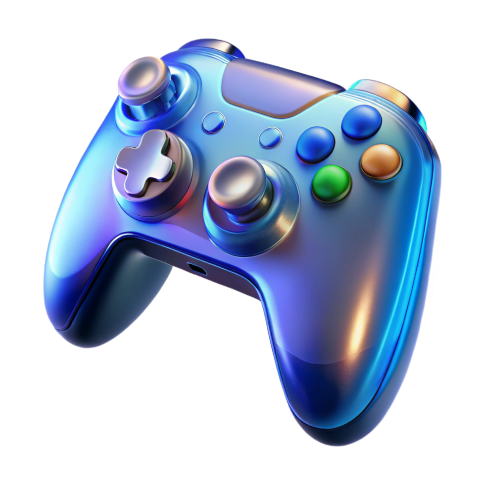 stunning minimalist A gaming controller, modern design, exclusive png