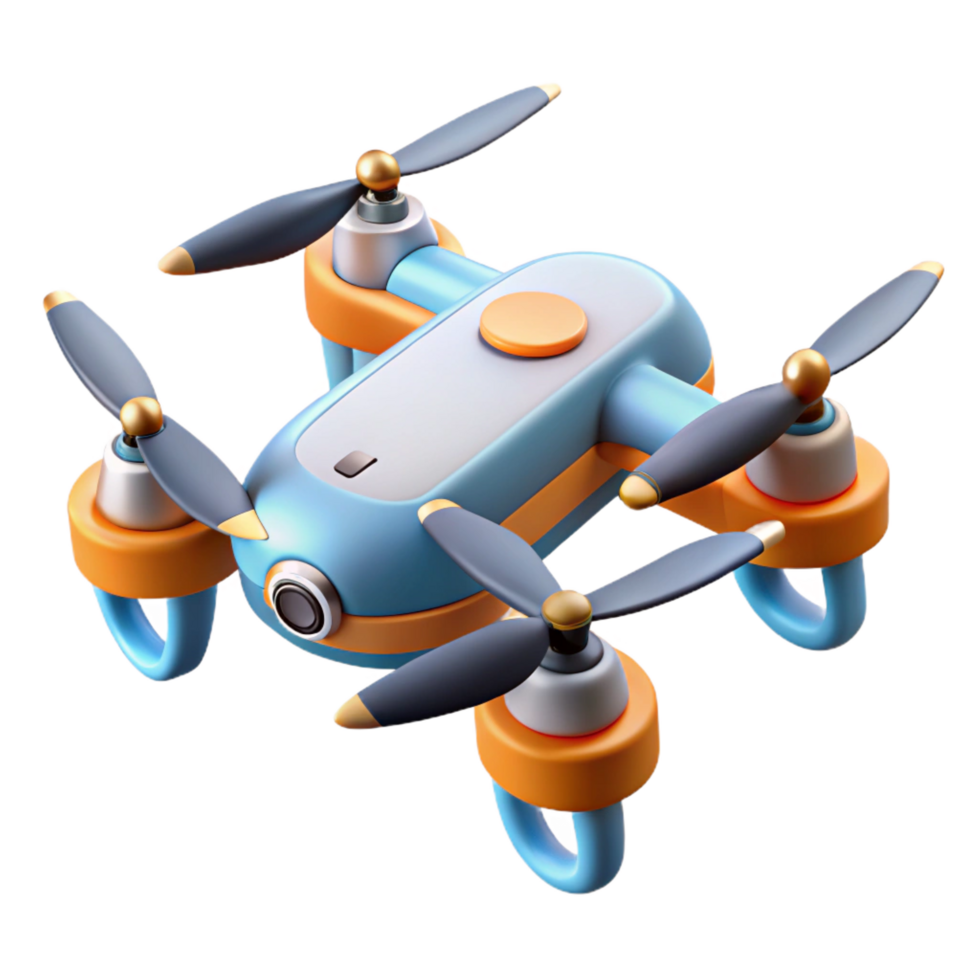 beautiful traditional A drone, quadcopter design, genuine png